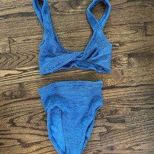 Hunza G Jamie Blue Bikini Set